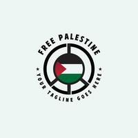 gratuit Palestine logo vecteur