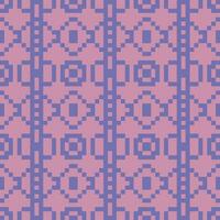 une pixélisé modèle dans violet et bleu vecteur