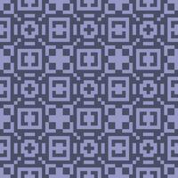 une pixélisé modèle avec carrés dans violet vecteur