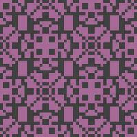 pixel rose et noir vecteur