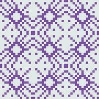 une pixel modèle dans violet et blanc vecteur