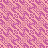 une pixel modèle dans rose et violet vecteur