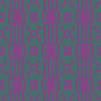 une vert et violet modèle avec carrés vecteur