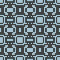 pixel carré bleu en tissu vecteur