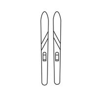 vecteur illustration de une ski.