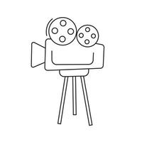vecteur illustration de une cinéma caméra.