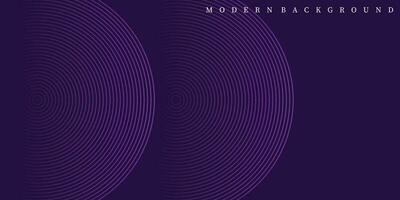 futuriste abstrait Contexte. géométrique cercle ligne conception. moderne violet ligne modèle Contexte. violet Contexte vecteur