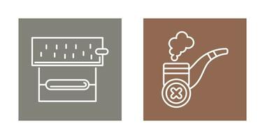 roulant le tabac et non cigare icône vecteur