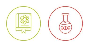 science et ADN icône vecteur