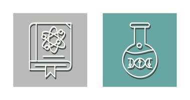 science et ADN icône vecteur