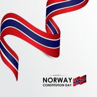 norvège jour de la constitution salutation conception célébrer vecteur