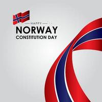 norvège jour de la constitution salutation conception célébrer vecteur