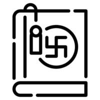 svastika icône illustration pour la toile, application, infographie, etc vecteur