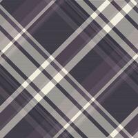 en tissu tartan vérifier de sans couture modèle Contexte avec une textile texture vecteur plaid.