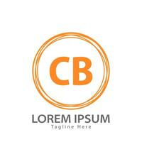 lettre cb logo. c b. cb logo conception vecteur illustration pour Créatif entreprise, entreprise, industrie. pro vecteur
