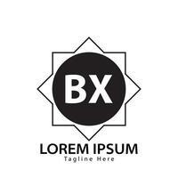 lettre bx logo. b X. bx logo conception vecteur illustration pour Créatif entreprise, entreprise, industrie