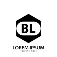 lettre bl logo. b l. bl logo conception vecteur illustration pour Créatif entreprise, entreprise, industrie. pro vecteur