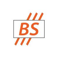 lettre bs logo. b s. bs logo conception vecteur illustration pour Créatif entreprise, entreprise, industrie