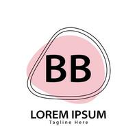lettre bb logo. b b. bb logo conception vecteur illustration pour Créatif entreprise, entreprise, industrie. pro vecteur