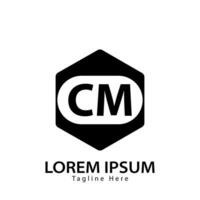 lettre cm logo. c M. cm logo conception vecteur illustration pour Créatif entreprise, entreprise, industrie. pro vecteur