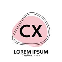 lettre cx logo. c X. cx logo conception vecteur illustration pour Créatif entreprise, entreprise, industrie. pro vecteur