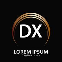 lettre dx logo. ré X. dx logo conception vecteur illustration pour Créatif entreprise, entreprise, industrie. pro vecteur