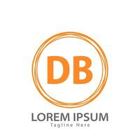 lettre db logo. ré b. db logo conception vecteur illustration pour Créatif entreprise, entreprise, industrie. pro vecteur