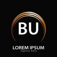 lettre bu logo. b tu. bu logo conception vecteur illustration pour Créatif entreprise, entreprise, industrie