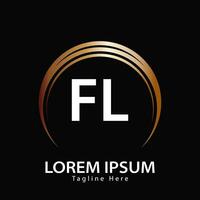 lettre fl logo. F l. fl logo conception vecteur illustration pour Créatif entreprise, entreprise, industrie. pro vecteur