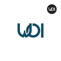 lettre wai monogramme logo conception vecteur