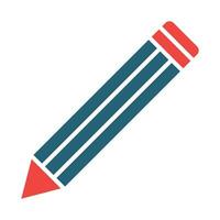 crayon vecteur glyphe deux Couleur icône pour personnel et commercial utiliser.