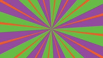 abstrait vert et violet sunburst modèle Contexte pour moderne graphique conception élément. brillant rayon dessin animé avec coloré pour site Internet bannière fond d'écran et affiche carte décoration vecteur