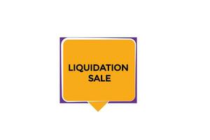 Nouveau liquidation vente site Internet, Cliquez sur bouton, niveau, signe, discours, bulle bannière, vecteur