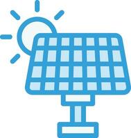 illustration de conception d'icône de vecteur de panneau solaire