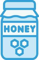 illustration de conception d'icône de vecteur de miel