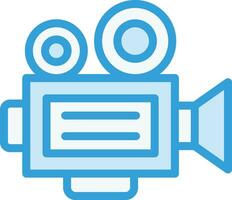 illustration de conception d'icône de vecteur de caméra de cinéma