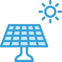 illustration de conception d'icône de vecteur de panneau solaire