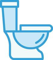 illustration de conception d'icône de vecteur de toilettes