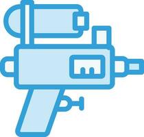 illustration de conception d'icône de vecteur de pistolet à eau