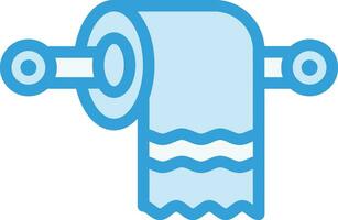 illustration de conception d'icône de vecteur de papier toilette