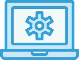 illustration de conception d'icône de vecteur de configuration