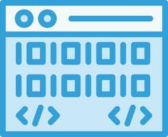 illustration de conception d'icône de vecteur de codage