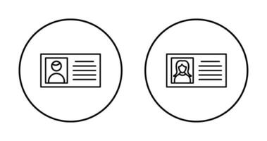 Masculin profil et femelle profil icône vecteur
