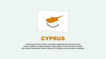 Chypre drapeau abstrait Contexte conception modèle. Chypre indépendance journée bannière social médias vecteur illustration. Chypre Contexte