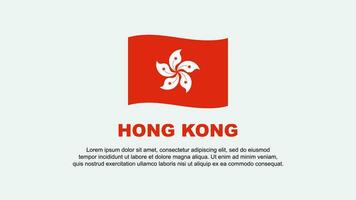 Hong kong drapeau abstrait Contexte conception modèle. Hong kong indépendance journée bannière social médias vecteur illustration. Hong kong Contexte