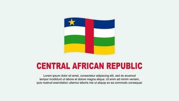 central africain république drapeau abstrait Contexte conception modèle. central africain république indépendance journée bannière social médias vecteur illustration. Contexte