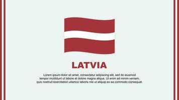 Lettonie drapeau abstrait Contexte conception modèle. Lettonie indépendance journée bannière social médias vecteur illustration. Lettonie dessin animé