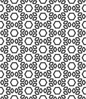 motif abstrait sans couture noir et blanc. arrière-plan et toile de fond. conception ornementale en niveaux de gris. vecteur