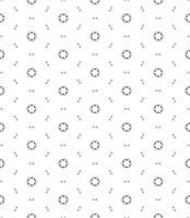 motif abstrait sans couture noir et blanc. arrière-plan et toile de fond. conception ornementale en niveaux de gris. vecteur