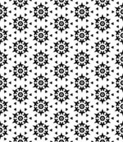 motif abstrait sans couture noir et blanc. arrière-plan et toile de fond. conception ornementale en niveaux de gris. vecteur